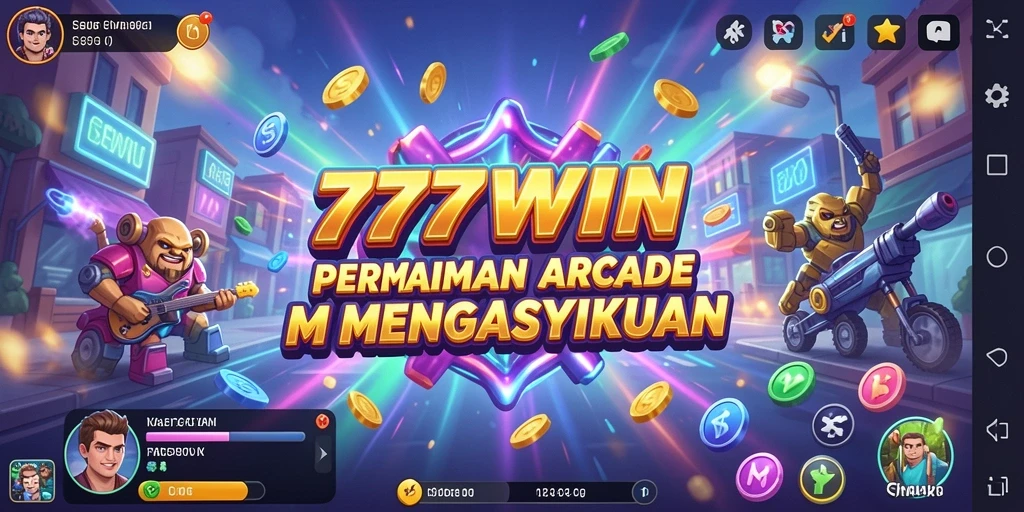 Tangkapan layar menampilkan momen seru dalam gameplay Arcade.