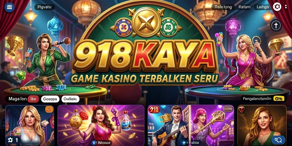 Tangkapan layar gameplay 918KAYA menampilkan aksi seru permainan Kasino.