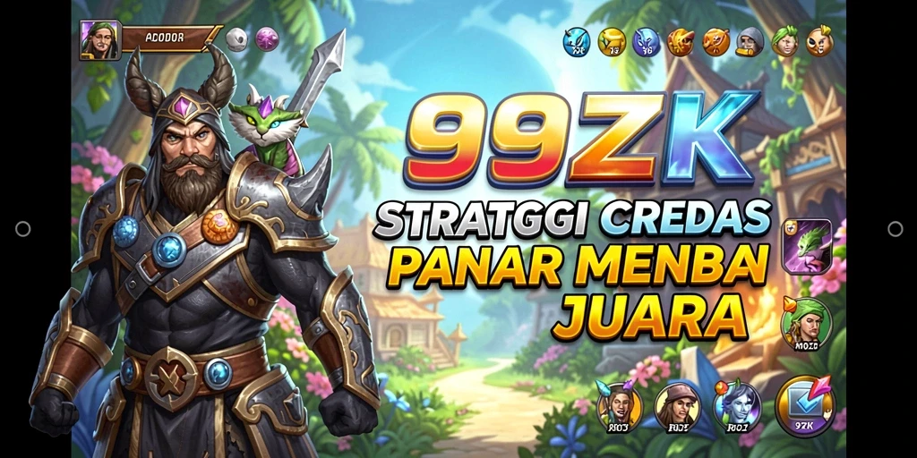 Tampilan gameplay menarik dalam pertempuran strategi 99ZK.