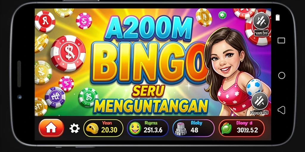 Tampilan gameplay Bingo yang seru dan interaktif.