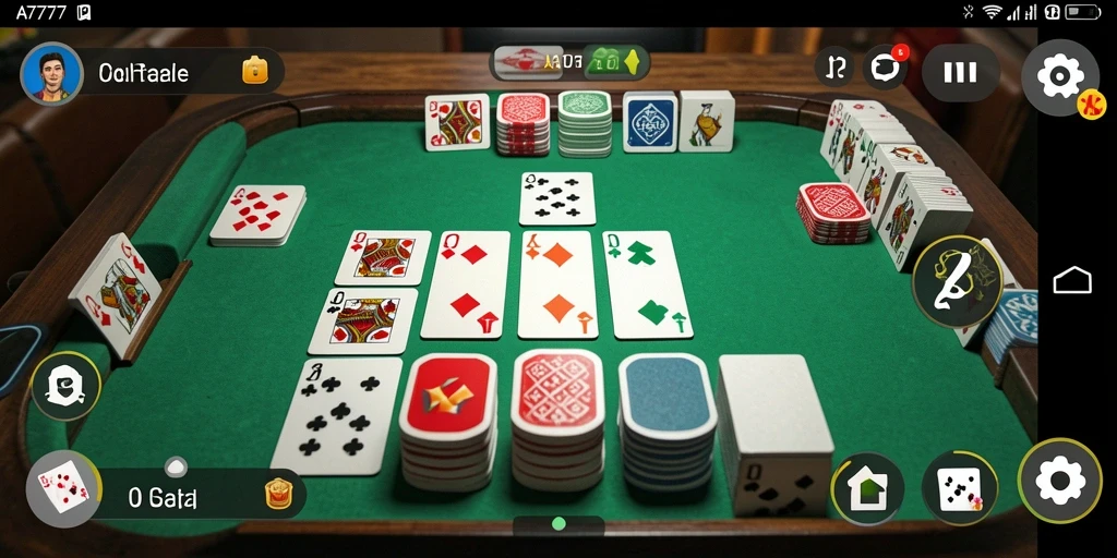 Tampilan gameplay Gaple yang menarik dan interaktif.