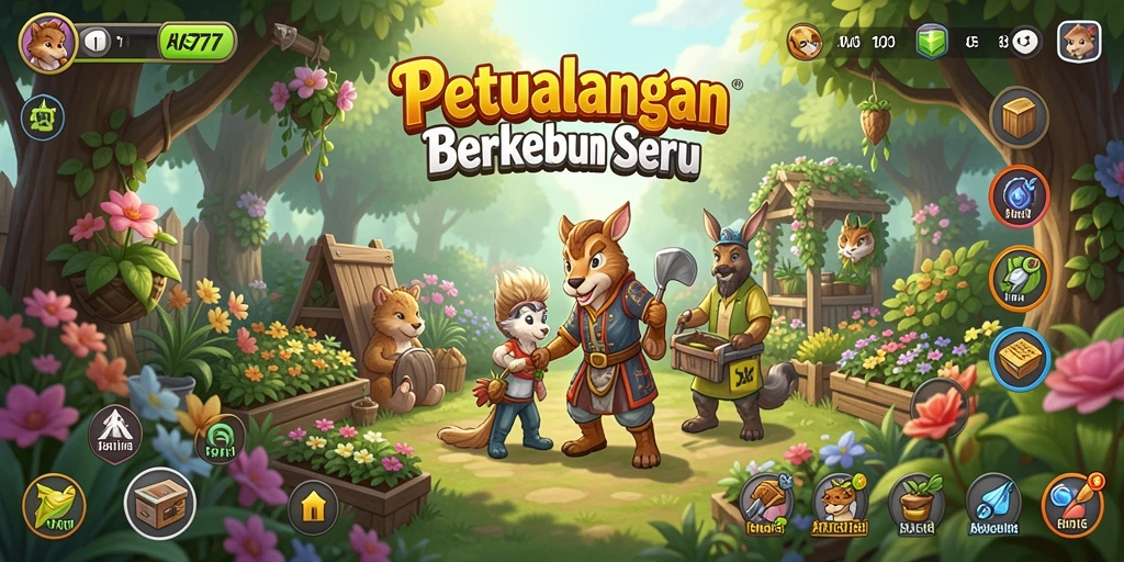 Tampilan menarik dari gameplay pertanian di ARTIS777.
