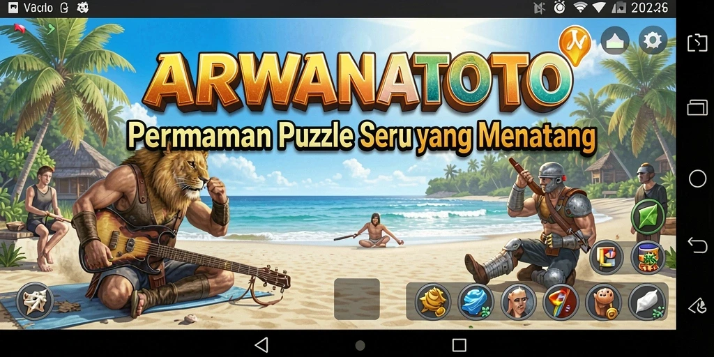 Tampilan gameplay ARWANATOTO yang menarik dan penuh teka-teki.