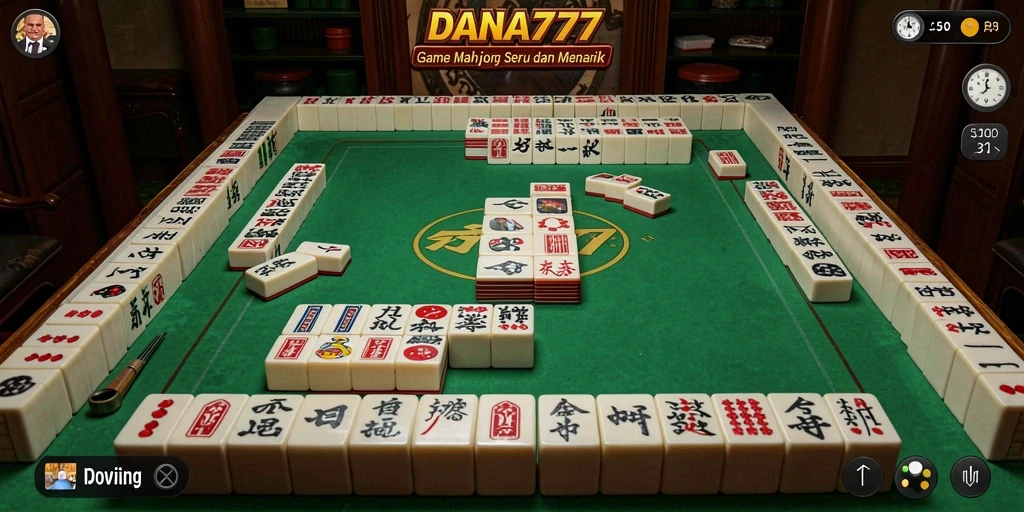 Tampilan menarik saat bermain Mahjong di DANA777 dengan grafis yang menawan.