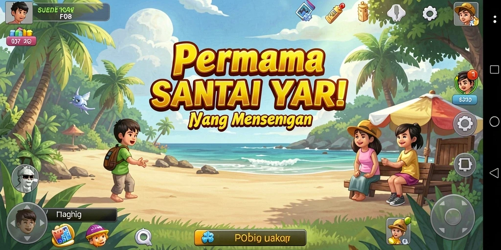 Screenshot gameplay F08 menampilkan aksi seru dan grafis yang menawan.