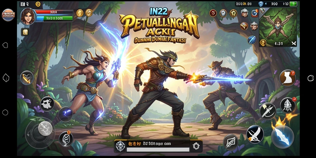 Tampilan gameplay IN22 saat beraksi dalam pertempuran seru.