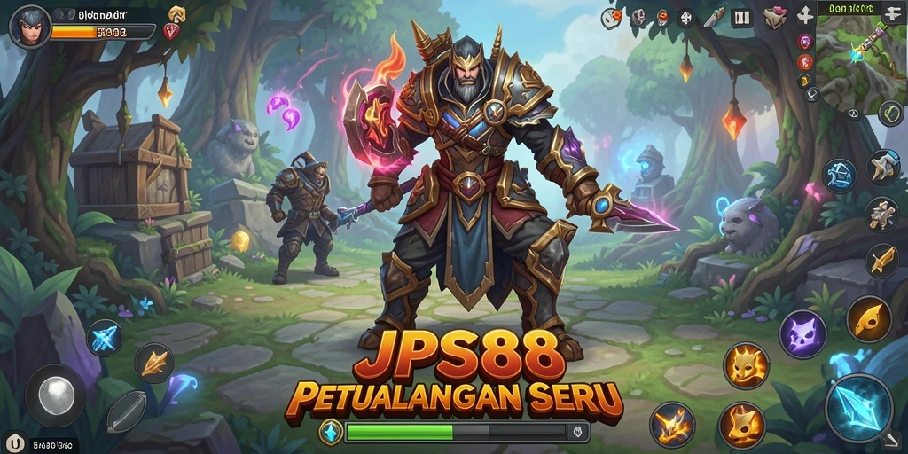 Screenshot JPS88 menampilkan aksi pertempuran seru dalam dunia ARPG.
