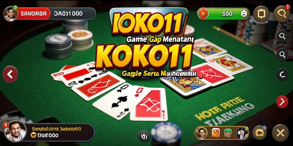 Tampilan gameplay KOKO11 yang menarik dan interaktif.