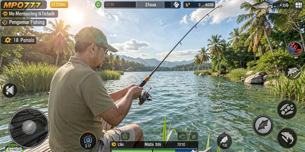 Tangkapan ikan besar dalam aksi gameplay MPO777.