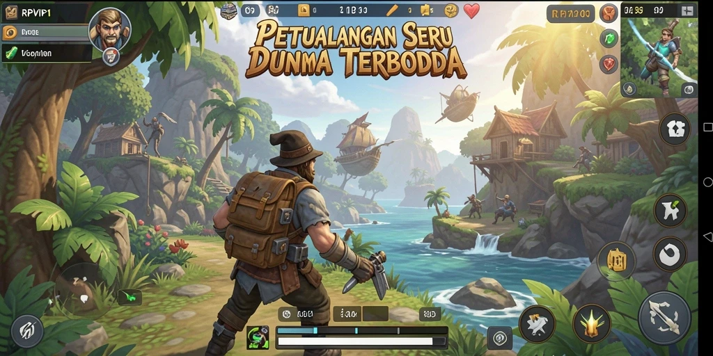 Tampilan mendalam dari dunia terbuka dalam game RPVIP1.