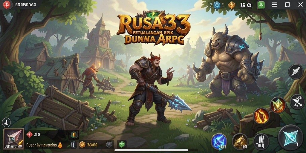 Gameplay RUSA33 yang menakjubkan menunjukkan pertarungan yang seru.
