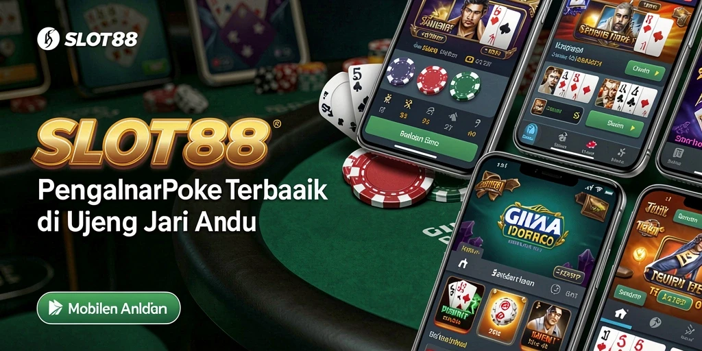 Tampilan gameplay SLOT88 yang mendebarkan dan seru saat bermain Poker.