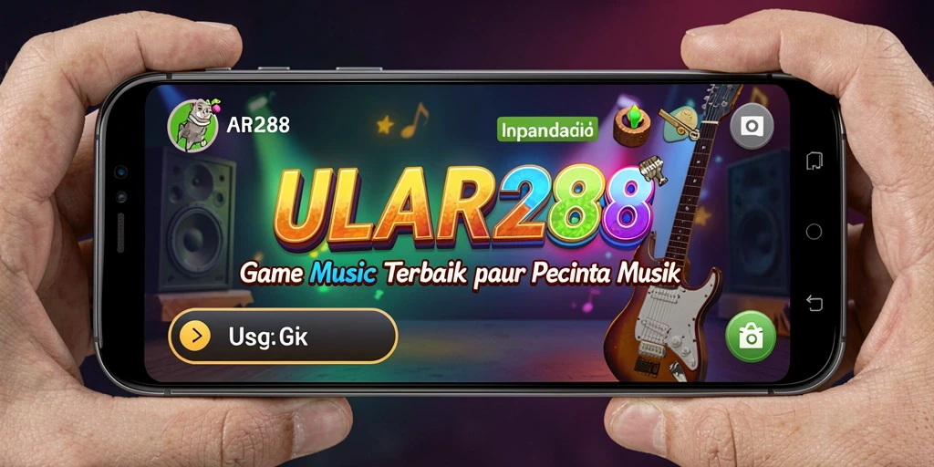 Tampilan gameplay ULAR288 dengan berbagai lagu dan fitur menarik.