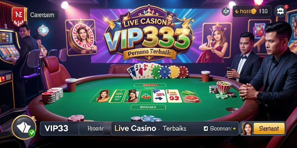 Gameplay Live Casino yang menghibur dan interaktif.