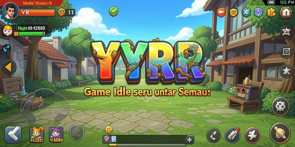 Screenshot utama YYRR menampilkan gameplay Idle yang menarik dan interaktif.